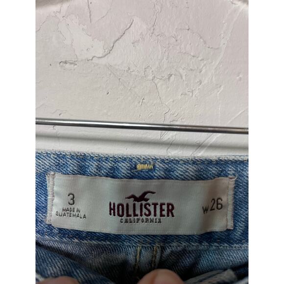 Y2K Hollister Lowrise Jean Shorts Sz 26 - Picture 2 of 4